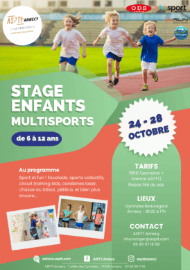 Stage multisports ASPTT Annecy